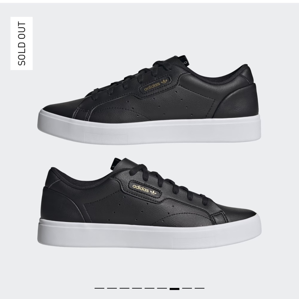 Adidas Black Sleek Sneakers